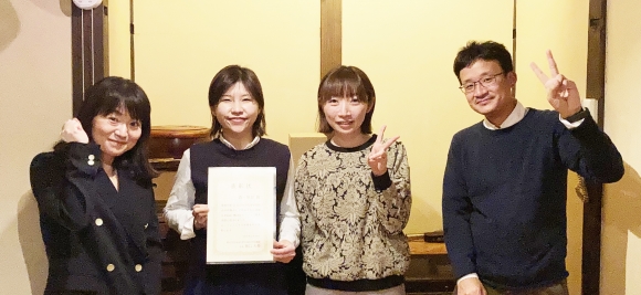 左から平岡先生、森先生、倉岡先生、井口先生