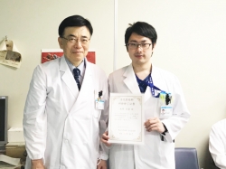 岡田教授(左)と永原先生(右)