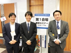 左から足立先生、佐藤先生(初期研修医)、白羽先生