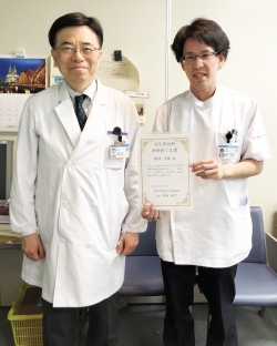 櫻井先生(右)と岡田教授
