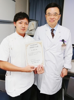 辻先生(左)と岡田教授
